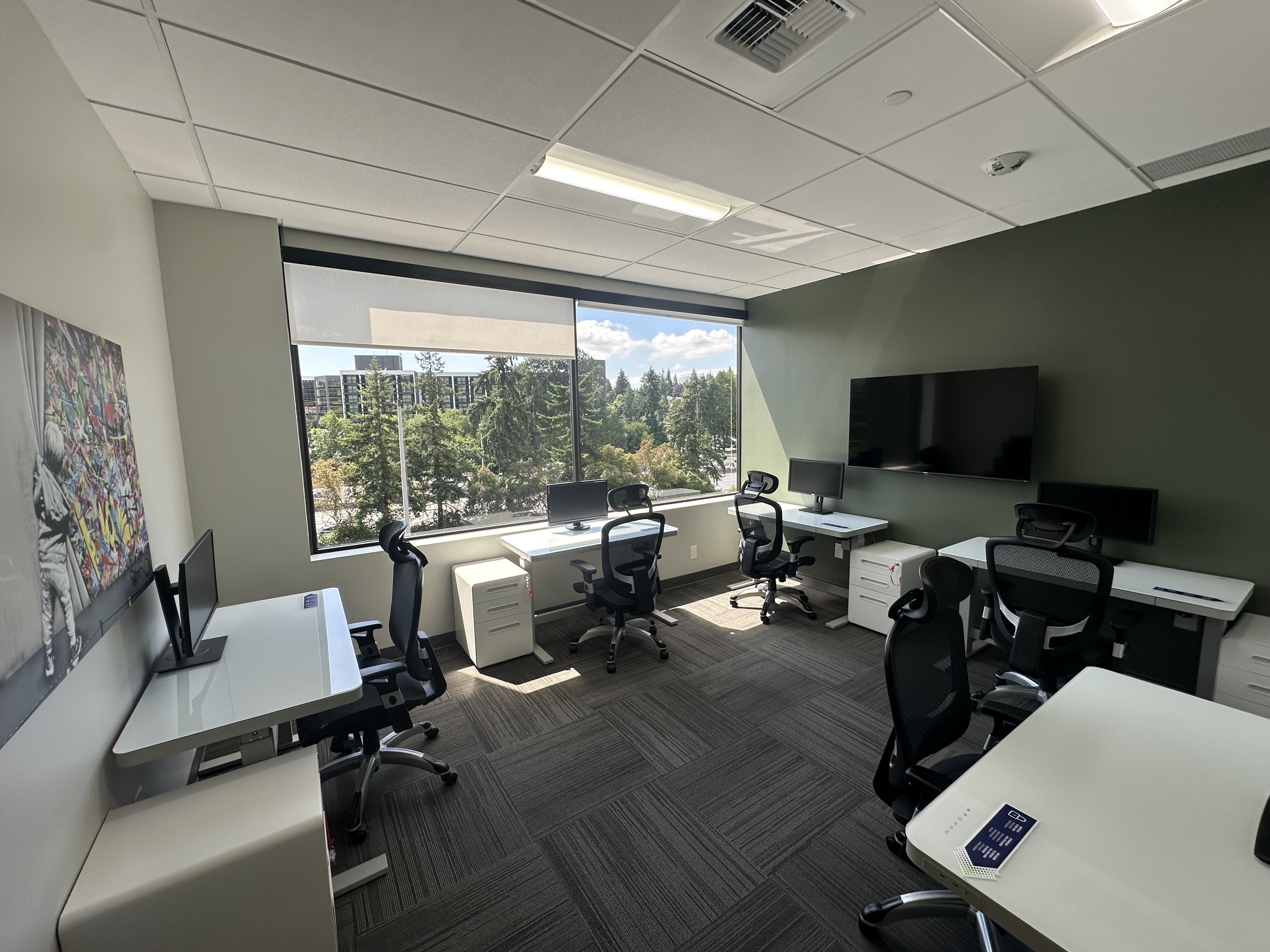 Modern private office space in downtown Bellevue