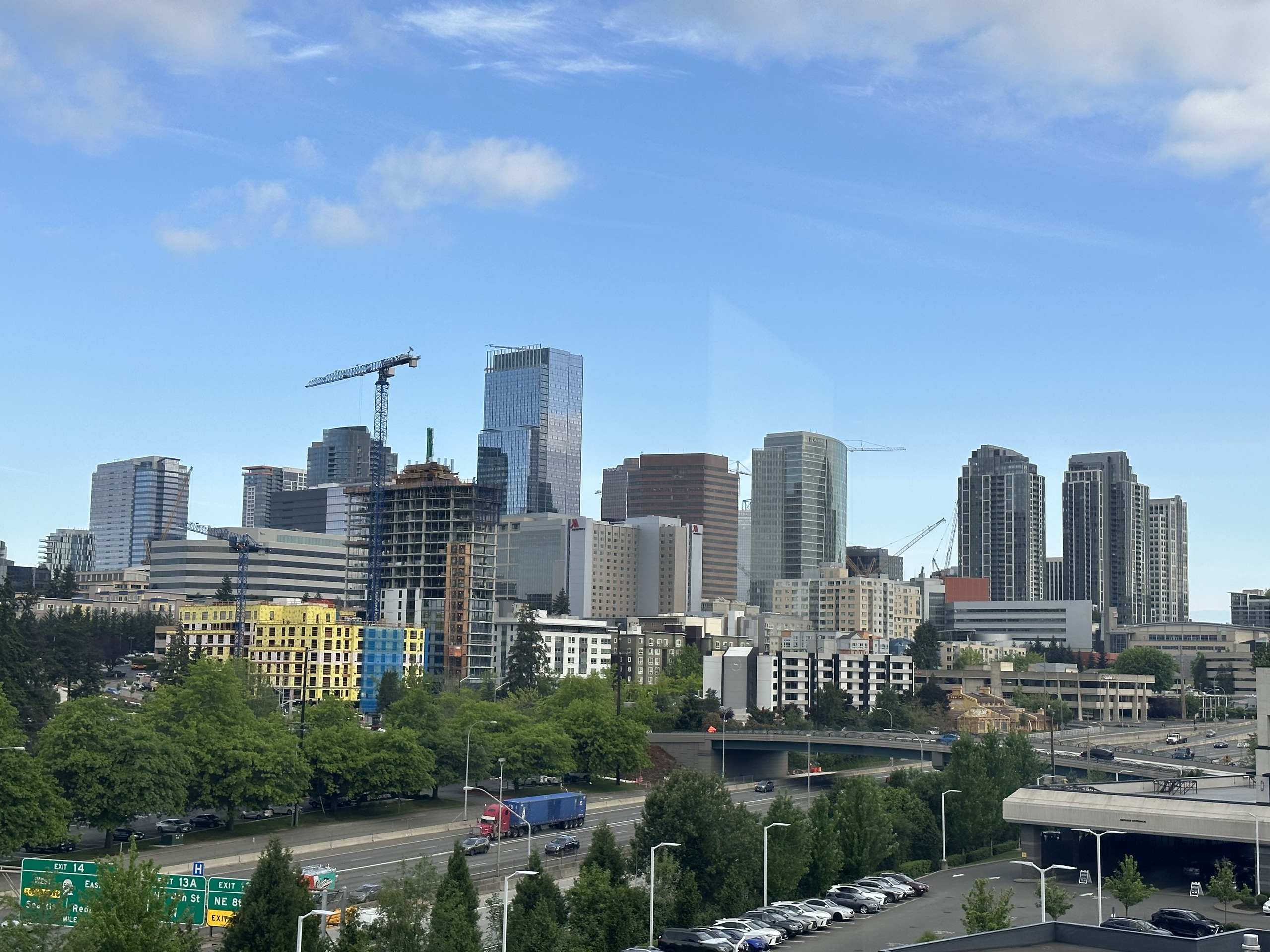 Ideal Spaces Bellevue Skyline Office View
